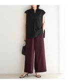 【アンフィーロ 自由区/UNFILO】のFINE MOVE ワイドパンツ [NEW]バーガンディ|ID: prp329100004271764 ipo3291000000035761670