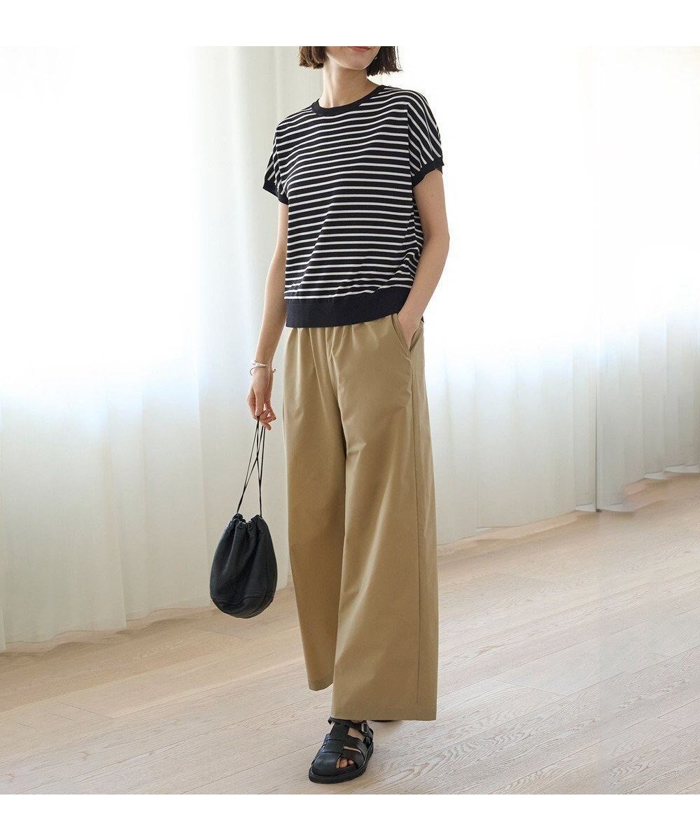 【アンフィーロ 自由区/UNFILO】のFINE MOVE ワイドパンツ インテリア・キッズ・メンズ・レディースファッション・服の通販 founy(ファニー) ファッション Fashion レディースファッション Fashion for Women パンツ Pants & Trousers 春 Spring 洗える Machine Washable 軽量 Lightweight, Ultra Light シャーリング Shirring, Ruched シンプル Simple, Minimal ストレッチ Stretch, Stretchy Fabric ストレート Straight, Straight Cut タフタ Taffeta, Structured Fabric バランス Balance, Style Balance ワイド Wide, Wide Fit S/S・春夏 SS, Spring/Summer, Warm Season 夏 Summer ベージュ|ID: prp329100004271764 ipo3291000000035761677