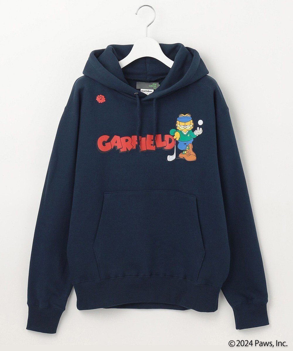 【ピーダブリュサーキュラス/PW CIRCULUS】の【WOMEN】Garfield フーディー インテリア・キッズ・メンズ・レディースファッション・服の通販 founy(ファニー) 　ファッション　Fashion　レディースファッション　WOMEN　トップス・カットソー　Tops/Tshirt　パーカ　Sweats　スウェット　Sweat　A/W・秋冬　Aw・Autumn/Winter・Fw・Fall-Winter　おすすめ　Recommend　クール　Cool　ゴルフ　Golf　スウェット　Sweat　デニム　Denim　ネイビー系|ID: prp329100004271786 ipo3291000000029704561