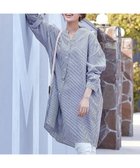 【ティアクラッセ/Tiaclasse】の【洗える】リネンミックススキッパーシャツワンピース ブルーストライプ|ID: prp329100004271797 ipo3291000000032050418