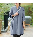 【ティアクラッセ/Tiaclasse】の【洗える】リネンミックススキッパーシャツワンピース サックス|ID: prp329100004271797 ipo3291000000035703190