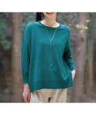 【エニー/ANY】の【洗濯機可/接触冷感/UVカット】ゆるチュニックニット グリーン|ID: prp329100004271824 ipo3291000000034201529