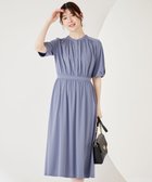 【エニィ スィス/any SiS】の【接触冷感・吸水速乾・UVケア】エアリードレープスムース ワンピース ブルー|ID: prp329100004272154 ipo3291000000033247122