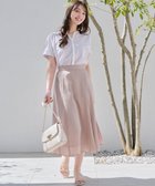 【エニィ スィス/any SiS】の【速乾・接触冷感】スムージーポリエステル フレアスカート ピンク|ID: prp329100004272155 ipo3291000000034323485