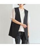 【アンフィーロ 自由区/UNFILO】のTENNEN TOUCH ミドルジレ ブラック|ID: prp329100004272279 ipo3291000000035430589