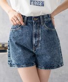 【ウィゴー/WEGO】の台形デニムショートパンツ デニム中濃加工色|ID: prp329100004272290 ipo3291000000029706017