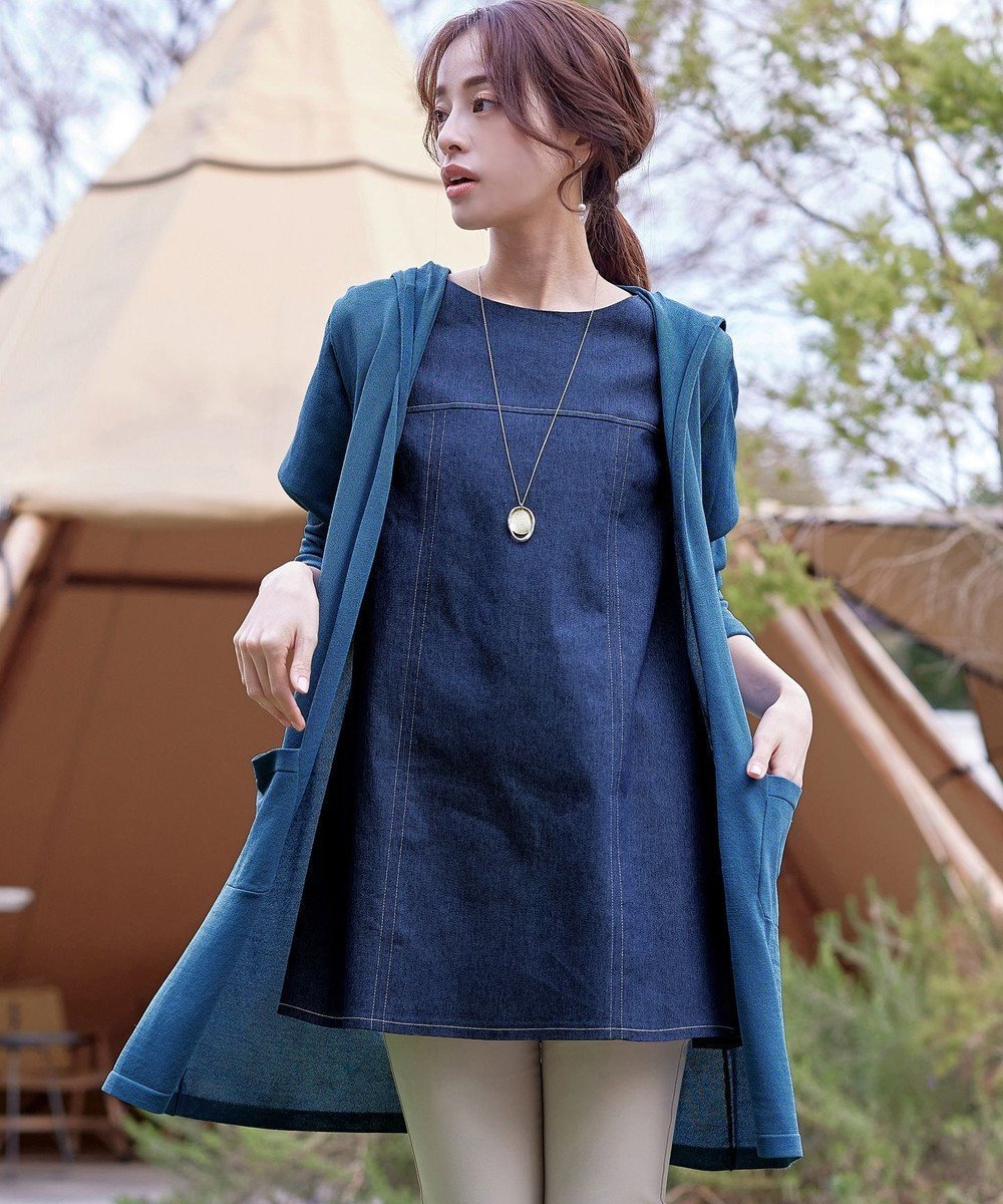 【ティアクラッセ/Tiaclasse】の【洗える新色追加・洗える】サマーニットフードロングカーディガン インテリア・キッズ・メンズ・レディースファッション・服の通販 founy(ファニー) ファッション Fashion レディースファッション Fashion for Women トップス・カットソー Cut & Sew Tops ニット Knit Tops & Sweaters カーディガン・羽織り Layered Style Cardigans アクセサリー Fashion Accessories ウォッシャブル Machine Washable 春 Spring 洗える Machine Washable カーディガン Cardigan, Knitwear サマー Summer, Summer Style シンプル Simple, Minimal ストレッチ Stretch, Stretchy Fabric チュニック Tunic, Long Top パーカー Hoodie, Parka ポケット Pocket, Pocket Detail 無地 Plain, Solid Color ロング Long, Long-Length S/S・春夏 SS, Spring/Summer, Warm Season 再入荷 Restock / Back in Stock 夏 Summer 新作・新入荷 New Arrivals / New In ブルー|ID: prp329100004272326 ipo3291000000033591828