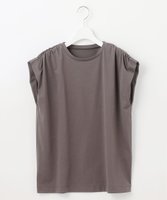 【自由区/JIYU-KU】の【洗える】タックギャザーネック Tシャツ 人気、トレンドファッション・服の通販 founy(ファニー) ファッション Fashion レディースファッション WOMEN トップス・カットソー Tops/Tshirt シャツ/ブラウス Shirts/Blouses ロング / Tシャツ T-Shirts カットソー Cut and Sewn おすすめ Recommend インナー Inner カットソー Cut And Sew カーディガン Cardigan ギャザー Gather シンプル Simple ジャケット Jacket スリーブ Sleeve フレア Flare プレート Plate 夏 Summer 春 Spring S/S・春夏 Ss・Spring/Summer 洗える Washable |ID:prp329100004272514