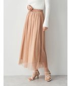 【イェッカ ヴェッカ/YECCA VECCA】のラメチュールギャザースカート Pink Beige|ID: prp329100004272552 ipo3291000000029706743