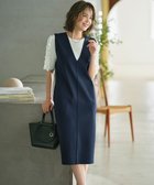 【組曲/KUMIKYOKU】の【2SET・WEB限定】ジャンスカ ツインセット 人気、トレンドファッション・服の通販 founy(ファニー) ファッション Fashion レディースファッション WOMEN ワンピース Dress インナー Inner 春 Spring ストレッチ Stretch ストレート Straight スリット Slit セットアップ Set Up バランス Balance フォルム Form フリル Frills フレア Flare S/S・春夏 Ss・Spring/Summer 夏 Summer エレガント 上品 Elegant thumbnail ネイビー×オフ系|ID: prp329100004272797 ipo3291000000029684403