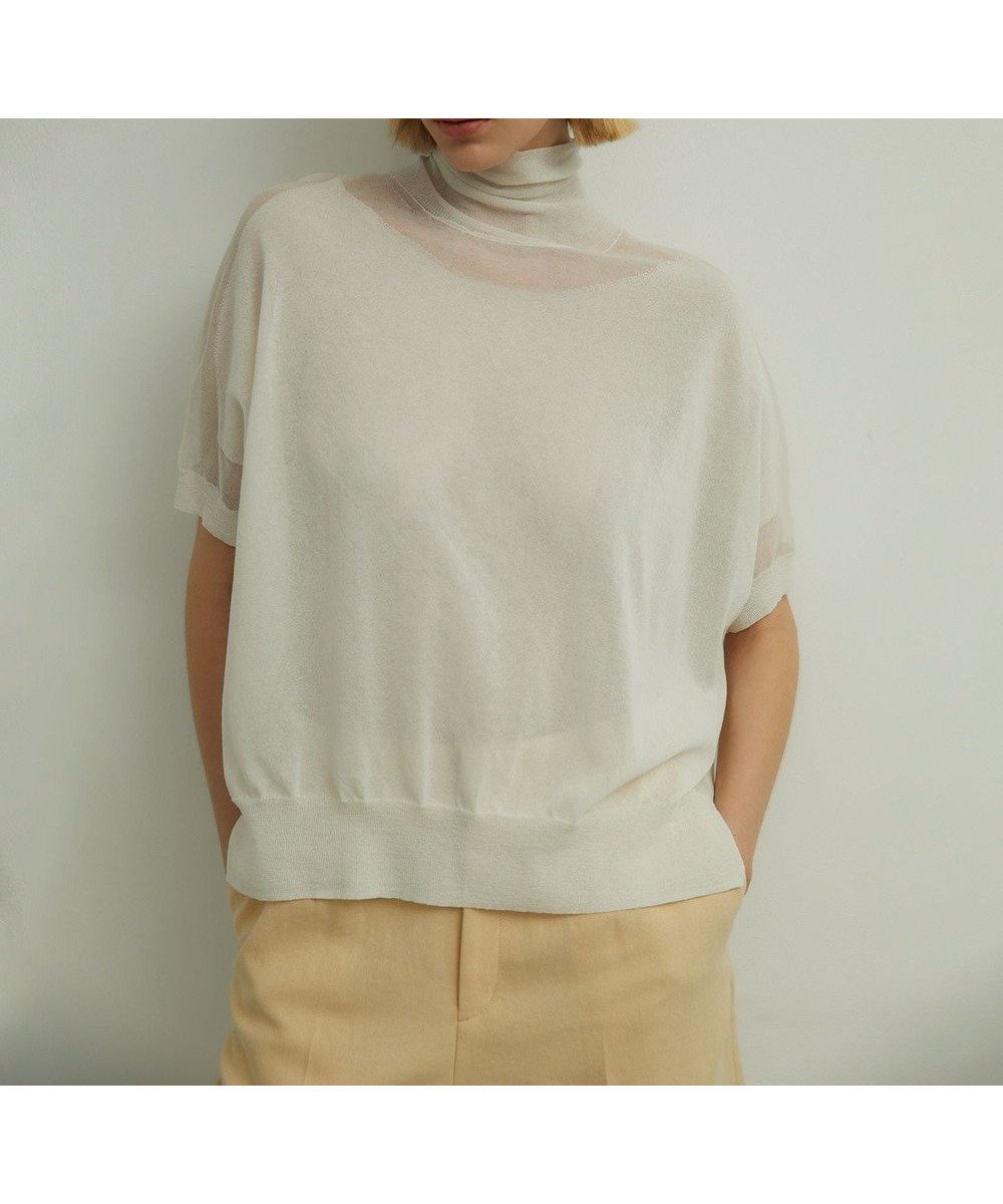 【ベイジ,/BEIGE,】の【Precious 6月号掲載】LIANE / タートルプルオーバー 人気、トレンドファッション・服の通販 founy(ファニー) 　雑誌掲載アイテム　Magazine Items　ファッション雑誌　Fashion Magazines　プレシャス　Precious　ファッション　Fashion　レディースファッション　WOMEN　トップス・カットソー　Tops/Tshirt　ニット　Knit Tops　プルオーバー　Pullover　6月号　June Issue　S/S・春夏　Ss・Spring/Summer　インド　India　インナー　Inner　シアー　Sheer　ジャケット　Jacket　セーター　Sweater　タートル　Turtle　夏　Summer　春　Spring　洗える　Washable　ビジネス 仕事 通勤　Business　雑誌　Magazine　 other-1|ID: prp329100004273085 ipo3291000000029685352