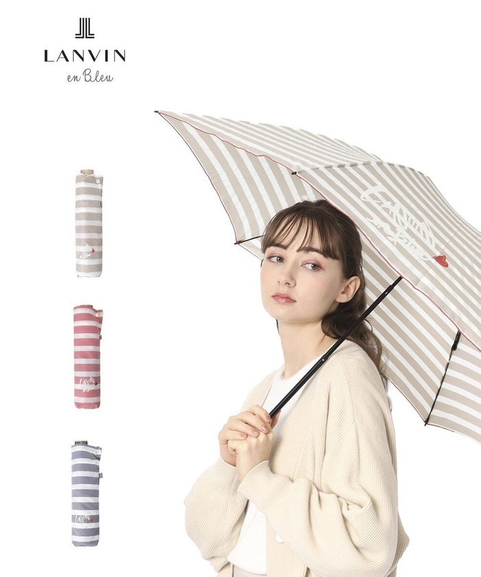 【ムーンバット/MOONBAT】のLANVIN en Bleu 折りたたみ傘 ボーダー インテリア・キッズ・メンズ・レディースファッション・服の通販 founy(ファニー) https://founy.com/ ファッション Fashion レディースファッション WOMEN 傘 / レイングッズ Umbrellas/Rainwear ボーダー Border ミックス Mix 傘 Umbrella |ID: prp329100004273131 ipo3291000000029707230