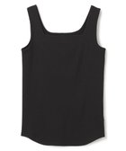 【アンフィーロ 自由区/UNFILO】の【新色登場】スクエアテレコタンクトップ 人気、トレンドファッション・服の通販 founy(ファニー) ファッション Fashion レディースファッション Fashion for Women トップス・カットソー Cut & Sew Tops シャツ・ブラウス・オフィスカジュアル Elegant Blouses & Button-Ups ロングTシャツ・Tシャツ Longline T-Shirts & Tees カットソー・ベーシックTシャツ Cut-and-Sewn Tops / Stretch Tees & Basics インナー Innerwear 春 Spring 洗える Machine Washable カットソー Cut and Sewn Top カーディガン Cardigan, Knitwear キャミソール Camisole, Spaghetti Strap Top 抗菌 Antibacterial, Bacteria-Resistant スクエア Square, Square Shape ストレッチ Stretch, Stretchy Fabric タンク Tank Top, Sleeveless Top デコルテ Décolleté, Neckline フィット Fit, Slim Fit S/S・春夏 SS, Spring/Summer, Warm Season 夏 Summer thumbnail ブラック|ID: prp329100004273225 ipo3291000000033350313