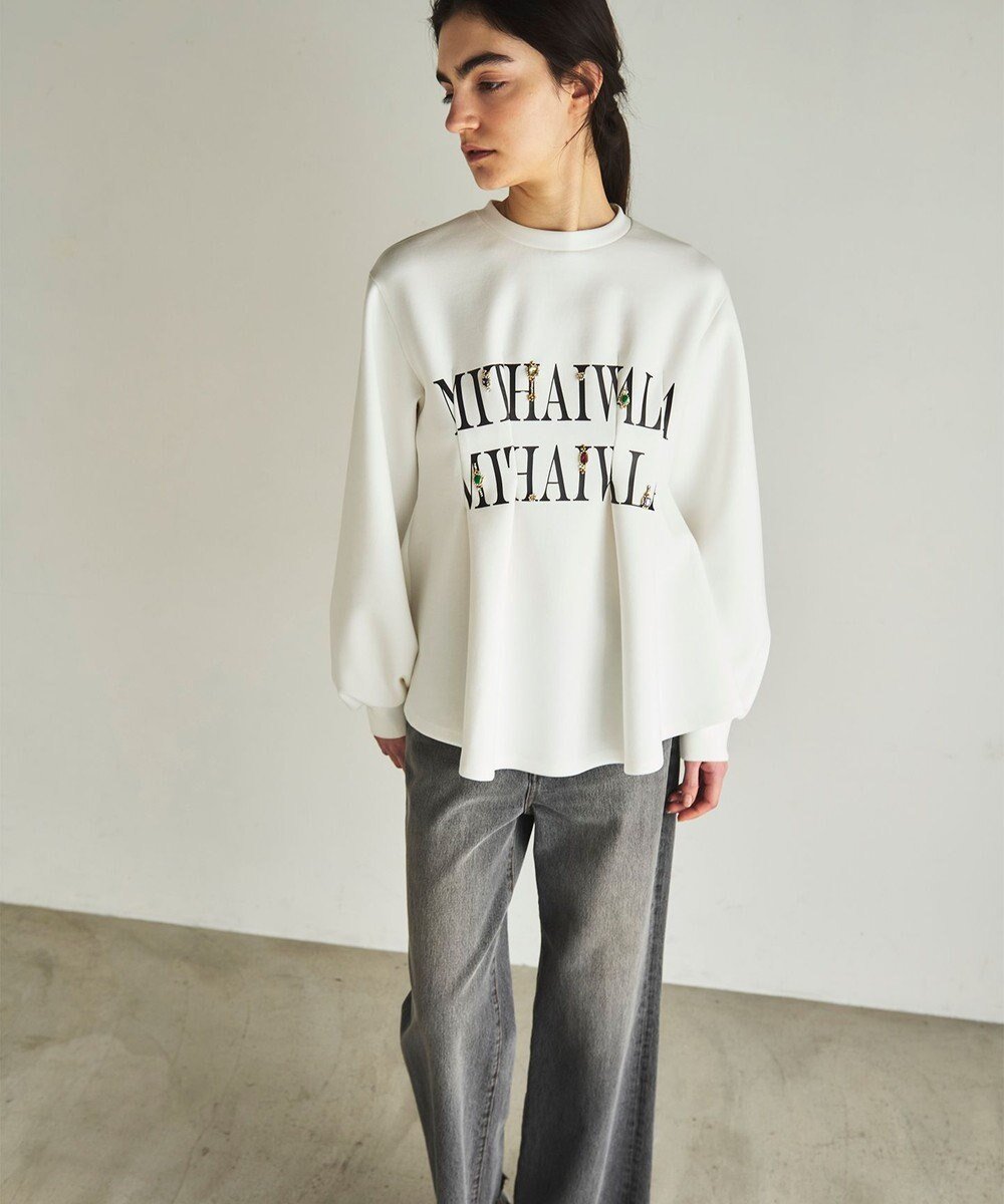 【グレース コンチネンタル/GRACE CONTINENTAL】のタックカットトップ 人気、トレンドファッション・服の通販 founy(ファニー) 　ファッション　Fashion　レディースファッション　WOMEN　トップス・カットソー　Tops/Tshirt　シャツ/ブラウス　Shirts/Blouses　ロング / Tシャツ　T-Shirts　カットソー　Cut and Sewn　インド　India　カットソー　Cut And Sew　スリーブ　Sleeve　ビジュー　Bijou　ビビッド　Vivid　フロント　Front　ペプラム　Peplum　夏　Summer　定番　Standard　春　Spring　S/S・春夏　Ss・Spring/Summer　 other-1|ID: prp329100004273402 ipo3291000000029967039