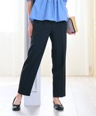 【フェルゥ/Feroux】の【洗える】美シルエットカラーテーパード パンツ ブラック系|ID: prp329100004273458 ipo3291000000031951341