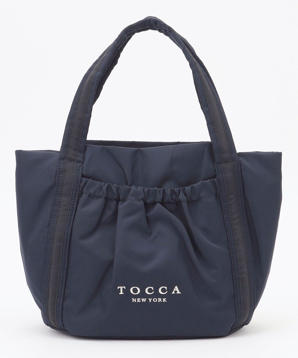 【トッカ/TOCCA】の【WEB&一部店舗限定】【撥水・サスティナブル素材】SOSTA MINIBAG ミニバッグ インテリア・キッズ・メンズ・レディースファッション・服の通販 founy(ファニー) 　ファッション　Fashion　レディースファッション　Fashion for Women　バッグ　Bags　ギャザー　Gathered, Ruffled　軽量　Lightweight, Ultra Light　シューズ　Shoes, Footwear　ジップ　Zip, Zipper　スポーツ　Sports, Activewear　財布　Wallet, Purse　フェミニン　Feminine, Girly　フォルム　Silhouette, Form　フロント　Front, Front Design　ポケット　Pocket, Pocket Detail　おすすめ　Recommended / Our Picks　旅行　Travel　ネイビー系|ID: prp329100004273650 ipo3291000000029707845