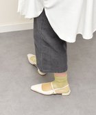 【インター ショシュール/INTER-CHAUSSURES】の【FABIO RUSCONI】スクエアトウワンストラップバックバンド アイボリー|ID: prp329100004273723 ipo3291000000029707939