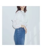 【イェッカ ヴェッカ/YECCA VECCA】のジャカードフリルブラウス Off White|ID: prp329100004273730 ipo3291000000029707948