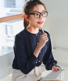 【ティアクラッセ/Tiaclasse】の【新色追加・洗える】レースブラウス ネイビー|ID: prp329100004273909 ipo3291000000033709729