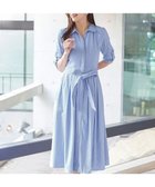 【ティアクラッセ/Tiaclasse】の【洗える】シャツワンピース ネイビーストライプ|ID: prp329100004274321 ipo3291000000030997498