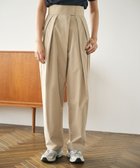 【ハッシュニュアンス/#Newans】の2タックコクーンワイドパンツ ベージュ|ID: prp329100004274334 ipo3291000000031968696