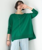 【アンフィーロ 自由区/UNFILO】の【洗える/抗菌防臭】マイビューティニット ボートネック グリーン|ID: prp329100004274476 ipo3291000000031876674