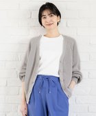 【エニー/ANY】のコットンVネックカーディガン 人気、トレンドファッション・服の通販 founy(ファニー) ファッション Fashion レディースファッション Fashion for Women トップス・カットソー Cut & Sew Tops カーディガン・羽織り Layered Style Cardigans Vネックトップス V-Neck Tops / V-Cut Neckline Shirts インナー Innerwear カーディガン Cardigan, Knitwear スリーブ Sleeve, Long Sleeve / Short Sleeve 夏 Summer 春 Spring S/S・春夏 SS, Spring/Summer, Warm Season 畦 Ribbed Knit thumbnail グレー|ID: prp329100004274501 ipo3291000000033277196
