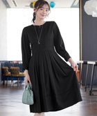 【ティアクラッセ/Tiaclasse】の【セレモニー・新色追加】キーネックフレアワンピース ブラック|ID: prp329100004274554 ipo3291000000035697058