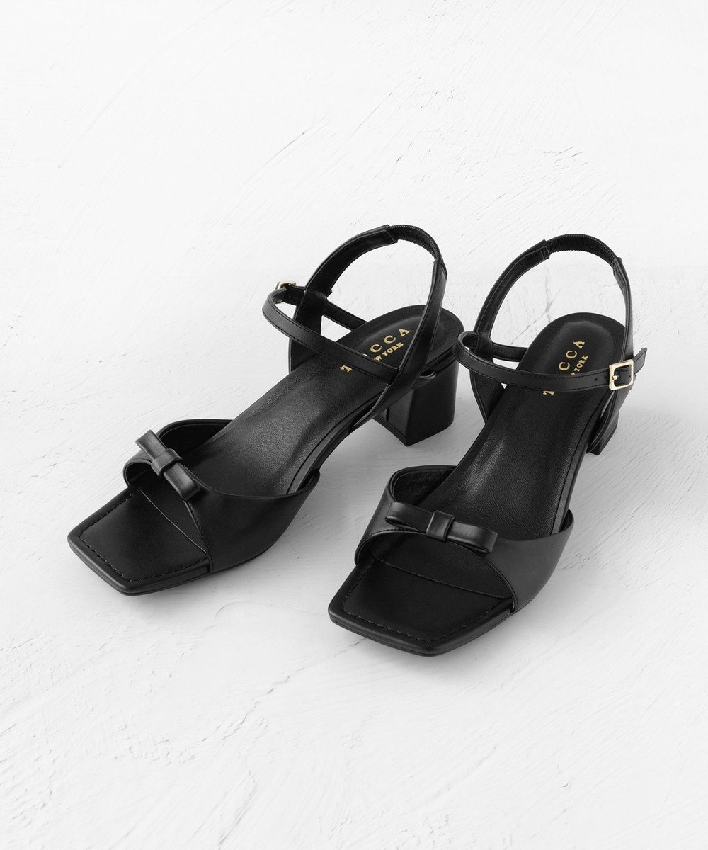 【トッカ/TOCCA】の【大人百花掲載】TINY RIBBON SANDALS サンダル インテリア・キッズ・メンズ・レディースファッション・服の通販 founy(ファニー) 　ファッション　Fashion　レディースファッション　WOMEN　2024年　2024　2024春夏・S/S　Ss,Spring/Summer,2024　S/S・春夏　Ss・Spring/Summer　クッション　Cushion　サンダル　Sandals　ドレス　Dress　バランス　Balance　フェミニン　Feminine　フォルム　Form　フロント　Front　モダン　Modern　ラップ　Wrap　リボン　Ribbon　エレガント 上品　Elegant　ビジネス 仕事 通勤　Business　夏　Summer　春　Spring　雑誌　Magazine　ブラック系|ID: prp329100004274556 ipo3291000000029690714