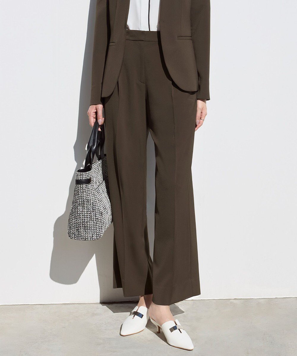 【アイシービー/iCB】の【新色追加・防シワ・速乾・洗える】Fied ワイドパンツ インテリア・キッズ・メンズ・レディースファッション・服の通販 founy(ファニー) 　ファッション　Fashion　レディースファッション　Fashion for Women　パンツ　Pants & Trousers　洗える　Machine Washable　ジャケット　Jacket, Outerwear　スタイリッシュ　Stylish, Fashionable　ストレッチ　Stretch, Stretchy Fabric　スマート　Smart, Elegant　スーツ　Suit, Formalwear　セットアップ　Set-Up, Coordinated Outfit　センター　Center, Center Line　チェック　Check, Plaid, Tartan　人気　Popular, Best Seller　ラップ　Wrap, Wrap Design　ワイド　Wide, Wide Fit　A/W・秋冬　Autumn/Winter　S/S・春夏　SS, Spring/Summer, Warm Season　夏　Summer　セレモニー　Ceremony　ビジネス 仕事 通勤　Business / Work / Commuting　カーキ系|ID: prp329100004274696 ipo3291000000034271504