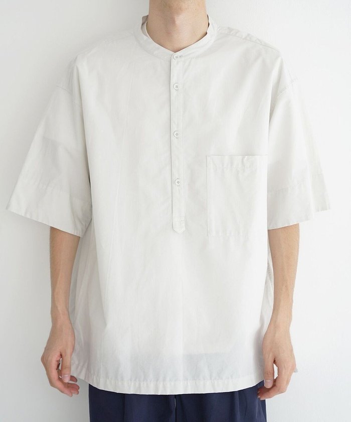 【ホワイトメイルズ/WHITE MAILS】の【UNISEX】COTTON PAPER POPLIN BAND COLLAR PULLOVER シャツ インテリア・キッズ・メンズ・レディースファッション・服の通販 founy(ファニー) https://founy.com/ ファッション Fashion レディースファッション WOMEN トップス・カットソー Tops/Tshirt シャツ/ブラウス Shirts/Blouses プルオーバー Pullover パッチ Patch フラット Flat ベーシック Basic ポケット Pocket ユニセックス Unisex A/W・秋冬 Aw・Autumn/Winter・Fw・Fall-Winter S/S・春夏 Ss・Spring/Summer 夏 Summer |ID: prp329100004274823 ipo3291000000029709433