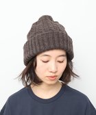 【ホワイトメイルズ/WHITE MAILS】の【UNISEX】WOOL PAPER DOUBLE KNIT ケーブルビーニー チャコールグレー|ID: prp329100004274848 ipo3291000000029820826