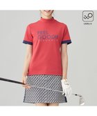【23区 ゴルフ/NIJYUSANKU GOLF】の【WOMEN】【吸水速乾/UVカット】モックネックシャツ レッド系|ID: prp329100004274887 ipo3291000000032378373