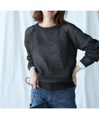 【エニー/ANY】の【洗濯機可】ラメニットメッシュプルオーバー チャコール|ID: prp329100004274920 ipo3291000000033574548