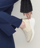 【ブリジット バーキン/Bridget Birkin】の【Round About】スリッポンヒールスニーカー 人気、トレンドファッション・服の通販 founy(ファニー) ファッション Fashion レディースファッション Fashion for Women おすすめ Recommended / Our Picks クッション Cushion, Throw Pillow ストーン Stone, Gem-Like スニーカー Sneakers, Trainers レース Lace, Lace Fabric 厚底 Platform Shoes 旅行 Travel thumbnail ゴールドコンビ|ID: prp329100004275031 ipo3291000000033644763