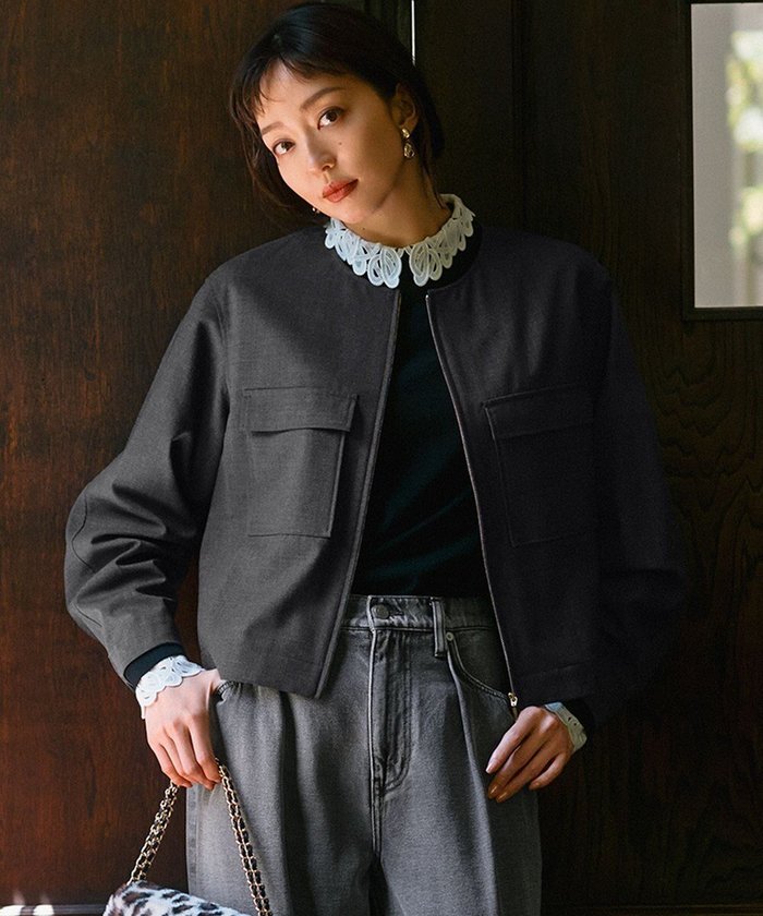 【23区/NIJYUSANKU】の【杏さん着用/Oggi11月号掲載/セットアップ対応】TWマットクロス ブルゾン インテリア・キッズ・メンズ・レディースファッション・服の通販 founy(ファニー) https://founy.com/ 雑誌掲載アイテム Magazine Items ファッション雑誌 Fashion Magazines オッジ Oggi ファッション Fashion レディースファッション Ladies' Fashion Online アウター Coat Outerwear ジャケット Jackets ブルゾン Blouson/Jackets コンパクト Compact 11月号 November Issue ジャケット Jacket スタイリッシュ Stylish ストレッチ Stretch セットアップ Set Up 雑誌 Magazine トレンド Trend ハーフ Half フロント Front ブルゾン Blouson ポケット Pocket ワイド Wide A/W・秋冬 Aw・Autumn/Winter・Fw・Fall-Winter 冬 Winter おすすめ Recommend 2024年 2024 2024-2025秋冬・A/W Aw/Autumn/Winter/Fw/Fall/2024-2025 |ID: prp329100004275182 ipo3291000000032548018