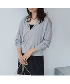 【23区/NIJYUSANKU】の【洗える】オータムシャイニー ニットパーカー ライトグレー系|ID: prp329100004275186 ipo3291000000031986134