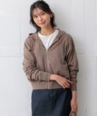 【23区/NIJYUSANKU】の【洗える】オータムシャイニー ニットパーカー ブラウン系|ID: prp329100004275186 ipo3291000000031986137
