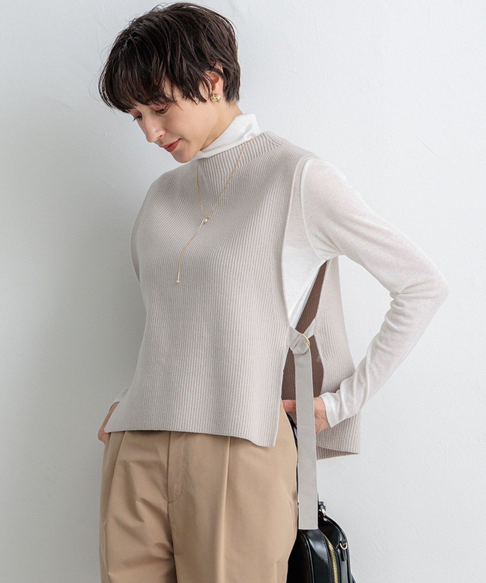 【23区/NIJYUSANKU】の【洗える】コットンリリー ニットベスト インテリア・キッズ・メンズ・レディースファッション・服の通販 founy(ファニー) ファッション Fashion レディースファッション Fashion for Women アウター Coat / Outerwear Collection トップス・カットソー Cut & Sew Tops ニット Knit Tops & Sweaters ベスト&ジレ / 重ね着スタイル Vests & Gilets 洗える Machine Washable 畦 Ribbed Knit カットソー Cut and Sewn Top クール Cool, Chic シンプル Simple, Minimal ストレッチ Stretch, Stretchy Fabric セーター Sweater, Knitwear 人気 Popular, Best Seller ブルゾン Blouson, Bomber Jacket ベスト Vest, Waistcoat モックネック Mock Neck, Short Turtleneck A/W・秋冬 Autumn/Winter 冬 Winter / This Winter おすすめ Recommended / Our Picks 2024年 2024 2024-2025秋冬・A/W Autumn/Winter 2024–25 AW24–25 ライトグレー系|ID: prp329100004275194 ipo3291000000033346344