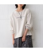 【23区/NIJYUSANKU】の【洗える】ライトコットンテリー ロゴ カットソー ベージュ系|ID: prp329100004275199 ipo3291000000031971142