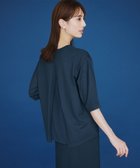 【23区/NIJYUSANKU】の【ご好評につきカラー追加/洗える】ヴィスコースストレッチ バックデザイン ニット グレイッシュブルー系|ID: prp329100004275203 ipo3291000000031971302
