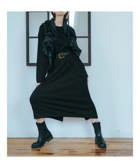 【イェッカ ヴェッカ/YECCA VECCA】のバックスリットロング丈ワンピース 人気、トレンドファッション・服の通販 founy(ファニー) ファッション Fashion レディースファッション WOMEN ワンピース Dress シンプル Simple スリット Slit ポケット Pocket ロング Long A/W・秋冬 Aw・Autumn/Winter・Fw・Fall-Winter |ID:prp329100004275223