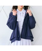 【フェルゥ/Feroux】の【大好評につき新色追加!】ペプラムティアード マウンテン パーカー ネイビー系|ID: prp329100004275241 ipo3291000000031992329