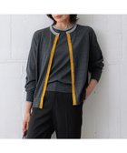 【23区/NIJYUSANKU】の【洗える】サステナブルウール バイカラー カーディガン グレー系1|ID: prp329100004275295 ipo3291000000034297097