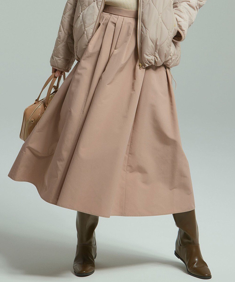 【23区/NIJYUSANKU】の【撥水加工/洗える】ハイマルチタフタ タックスカート 人気、トレンドファッション・服の通販 founy(ファニー) 　ファッション　Fashion　レディースファッション　Fashion for Women　スカート　Skirts　ヴィンテージ　Vintage Style　洗える　Machine Washable　カットソー　Cut and Sewn Top　タフタ　Taffeta, Structured Fabric　フレア　Flare, Flared　ベーシック　Basic, Essential　ランダム　Random, Irregular　A/W・秋冬　Autumn/Winter　冬　Winter / This Winter　S/S・春夏　SS, Spring/Summer, Warm Season　おすすめ　Recommended / Our Picks　夏　Summer　2024年　2024　2024-2025秋冬・A/W　Autumn/Winter 2024–25 AW24–25　 other-1|ID: prp329100004275305 ipo3291000000029711321