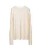 【イェッカ ヴェッカ/YECCA VECCA】のハイネックシアートップス Ivory|ID: prp329100004275335 ipo3291000000029711387