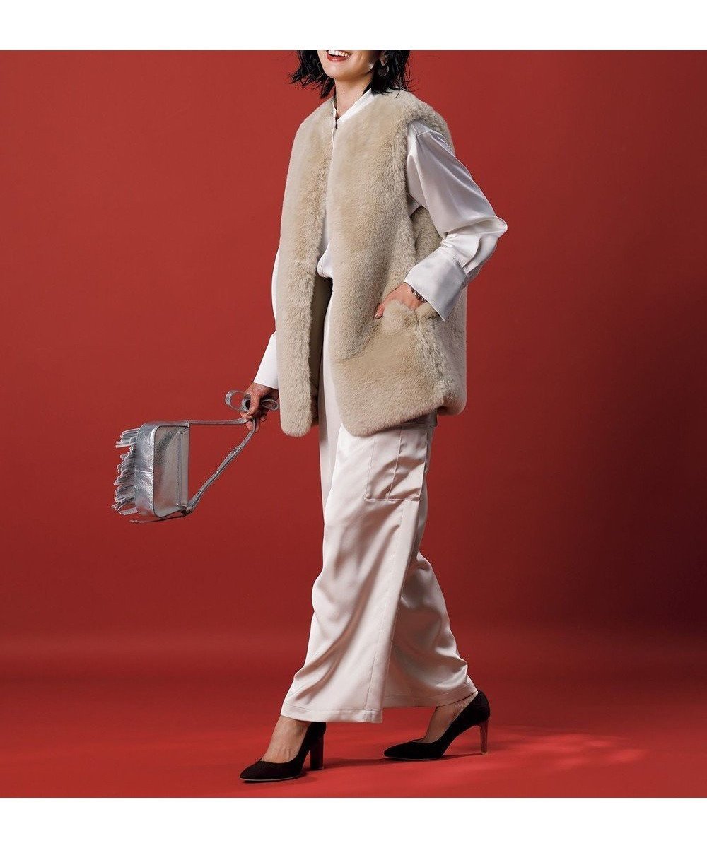 【アンフィーロ 自由区/UNFILO】の【洗える】サテン カーゴパンツ 人気、トレンドファッション・服の通販 founy(ファニー)  ファッション Fashion レディースファッション Fashion for Women パンツ Pants & Trousers カーゴパンツ Cargo Pants, Utility Pants サテン Satin, Glossy Fabric シルク Silk, 100% Silk ストレッチ Stretch, Stretchy Fabric ドレープ Drape, Draping Fabric リラックス Relax, Relaxed Fit ロング Long, Long-Length エレガント 上品 Elegant 洗える Machine Washable A/W・秋冬 Autumn/Winter 雑誌 Magazine, Fashion Magazine  other-1|ID: prp329100004275338 ipo3291000000034308523