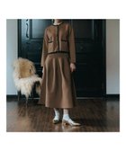 【イェッカ ヴェッカ/YECCA VECCA】のボリュームフレアニットスカート Beige|ID: prp329100004275385 ipo3291000000029864709