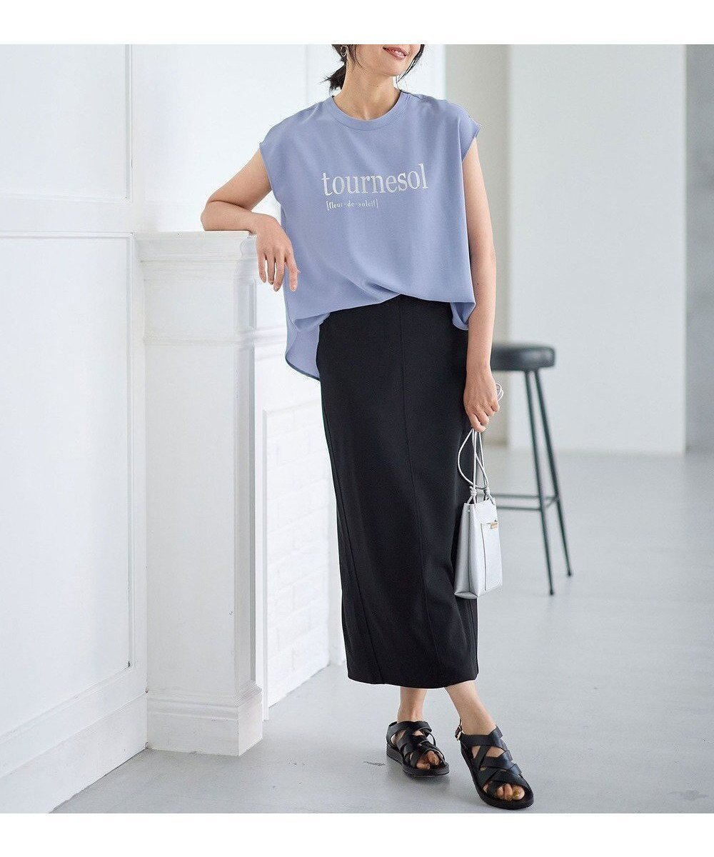 【エニー/ANY】の【洗濯機可/ウエストゴム】カットジョーゼットタイトスカート 人気、トレンドファッション・服の通販 founy(ファニー) ファッション Fashion レディースファッション Fashion for Women スカート Skirts おすすめ Recommended / Our Picks カットソー Cut and Sewn Top シンプル Simple, Minimal ジョーゼット Georgette, Semi-Sheer Fabric ストレッチ Stretch, Stretchy Fabric スリット Slit, Slit Detail セットアップ Set-Up, Coordinated Outfit 夏 Summer 春 Spring S/S・春夏 SS, Spring/Summer, Warm Season other-1|ID: prp329100004275446 ipo3291000000033682715