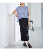 【エニー/ANY】の【洗濯機可/ウエストゴム】カットジョーゼットタイトスカート ブラック|ID: prp329100004275446 ipo3291000000033682716